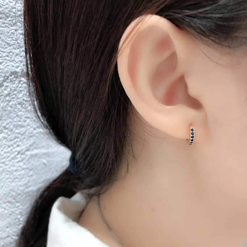 
joyeria oro laminado sterling silver hoop earrings gold filled circle earring multi stone earrings silver 925 