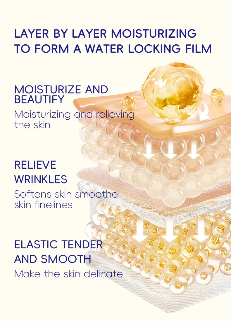 Low Moq Oem Face Mask collagen moisturizing repair Anti Aging Collagen face care  elastic Facial Mask Sheet