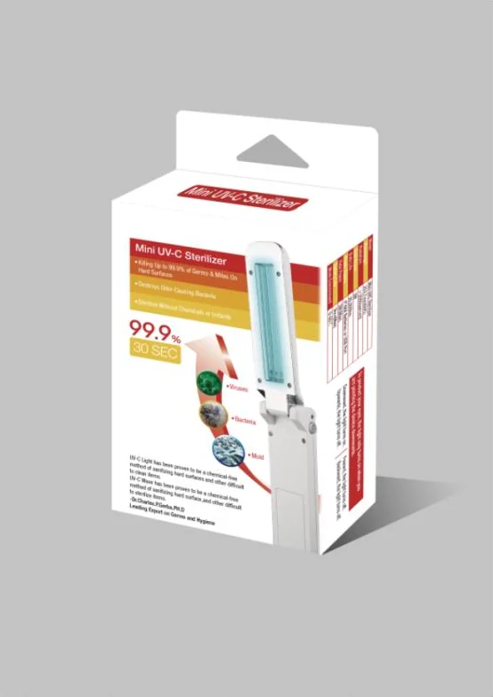 2020 в наличии, индивидуальный складной мини-шкаф, легкий УФ-Дезинфицирующий палочка для телефона, Usb-автомобиля