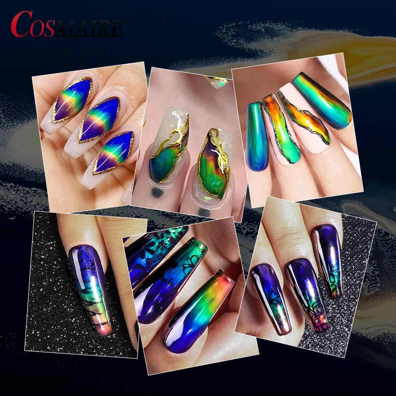 Manufacturers Loose Ink Paint Crystal Thermochromic Liquid for Nails