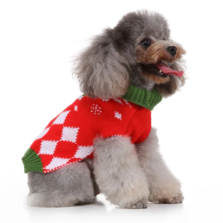 Christmas Dog Pet Hoodie Coat Pup Clothing Reindeer Dog Hoodie Pet Clothes Winter Clothes