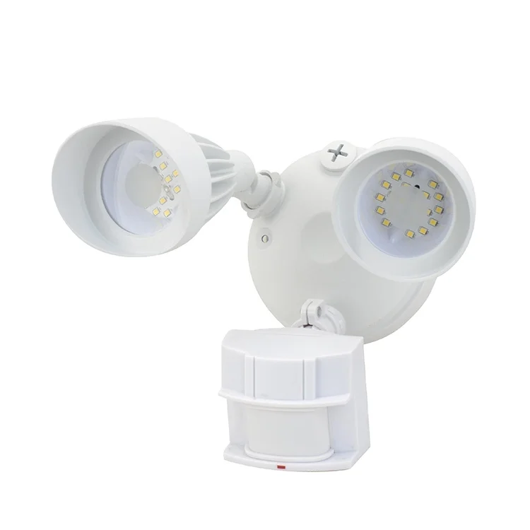 Low Voltage TwoHead 12v led security lights ip54 motion sensor