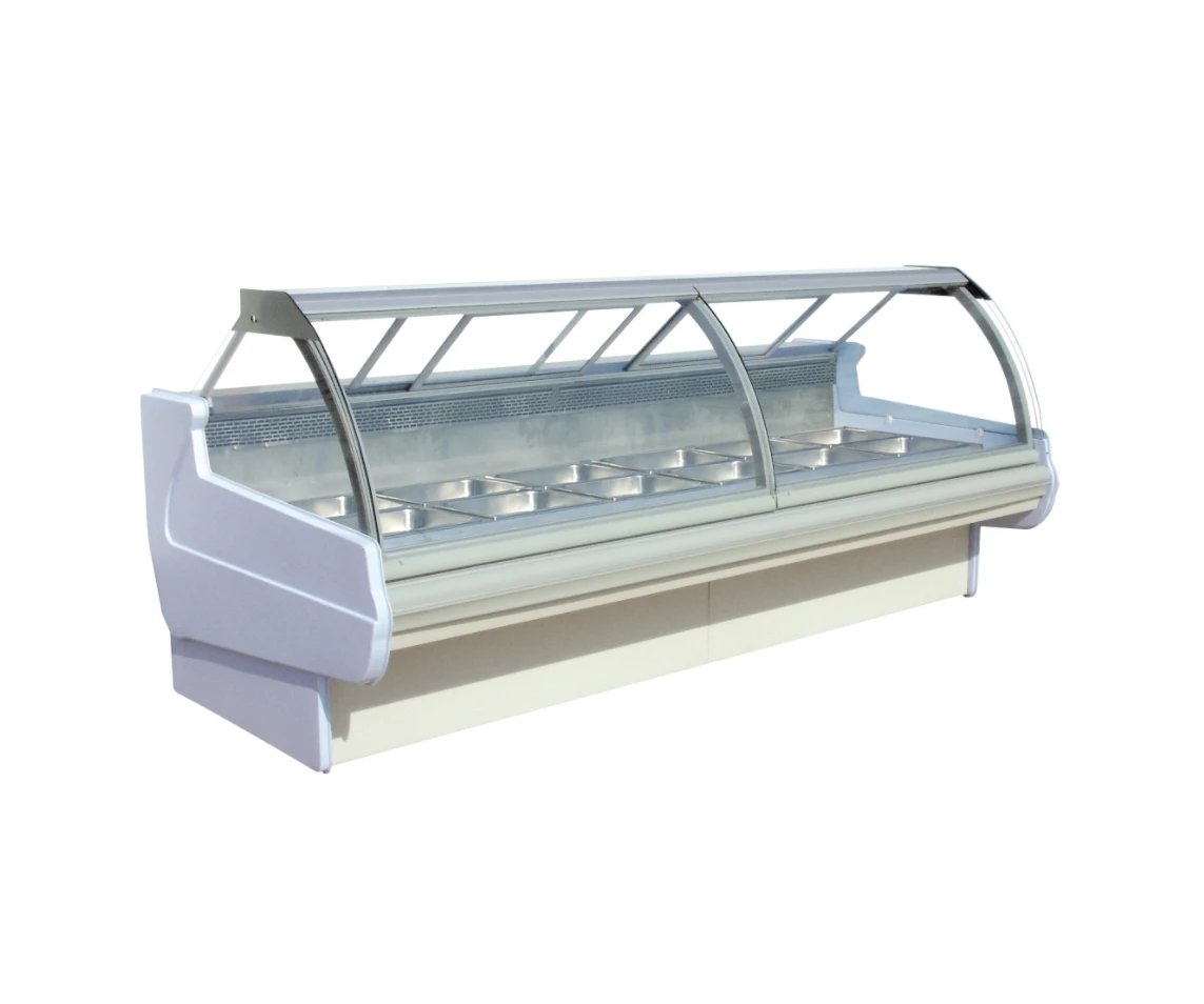 Cooked Food Display Cabinets Refrigeration Equipment Deli Cooler Meat Display Refrigerator Deli Showcase