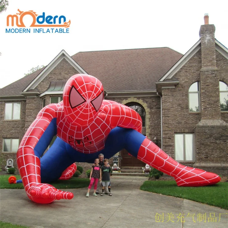 Giant inflatable spiderman model , attractive inflatable super heroes model , inflatable parade balloons