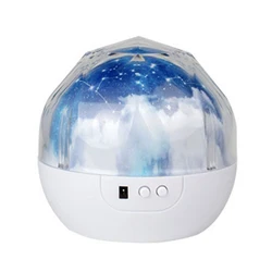 Romantic Starry Sky Star Projector Lamp Planet Earth Universe LED Colorful Rotate Flashing Magic Diamond Projector Night Light