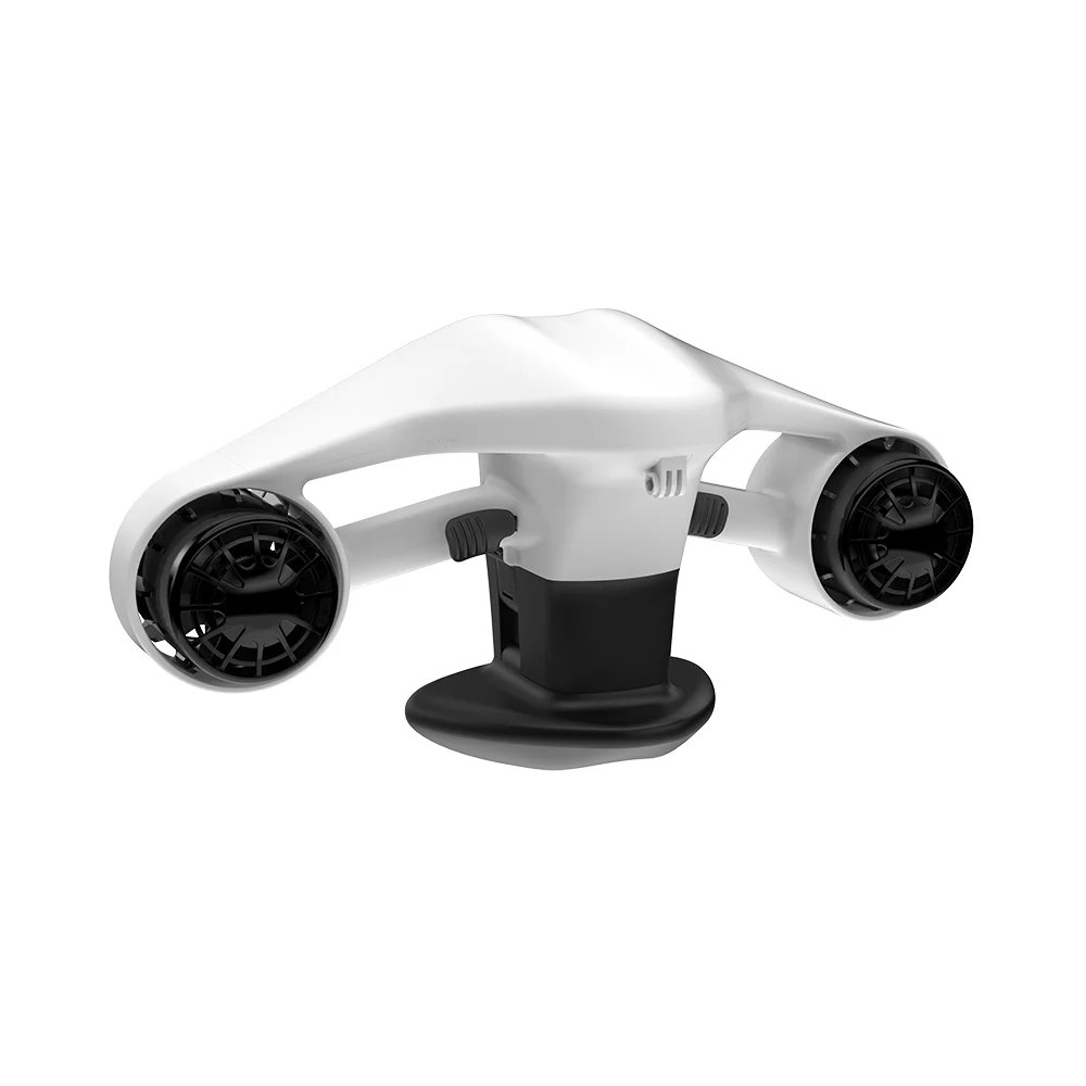 Sea Scooter Underwater Scooter With Go Pro Mount for Diving Snorkeling Swimming 30M for Adults / Kids - White