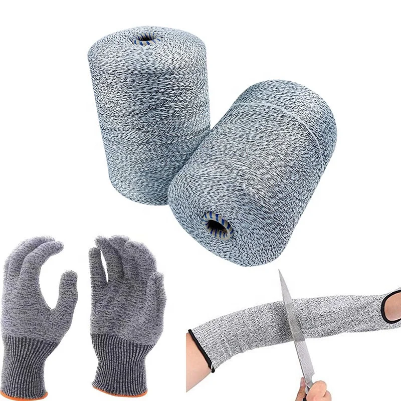 Cut-resistant yarn performance UHMWPE covered yarn high molecular weight polyethylene