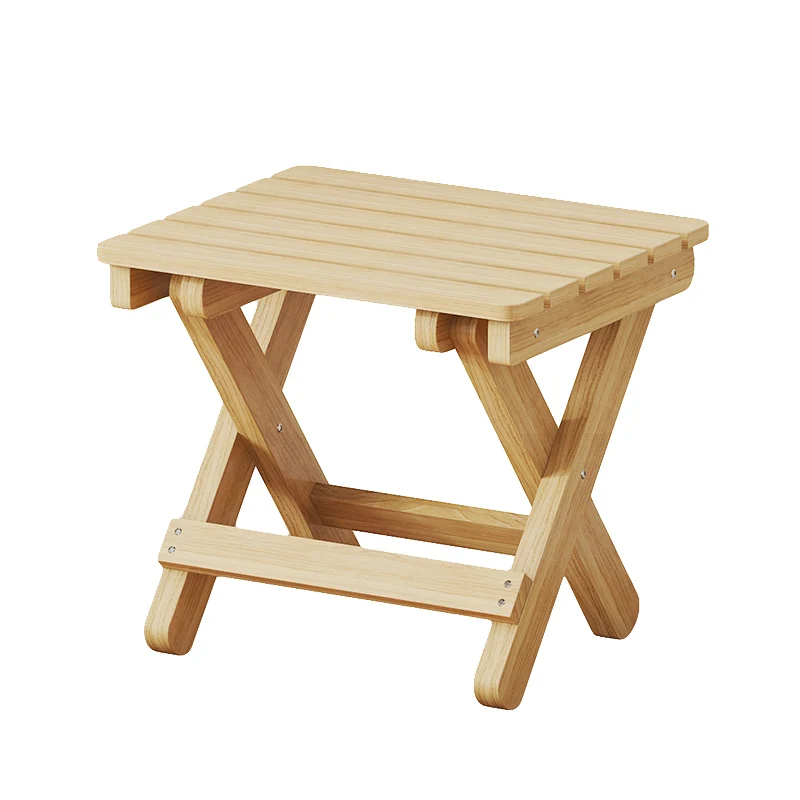 portable Folded Wooden small Frame Stool collapsible lightweight garden travel fishing picnic camping Outdoor Chair