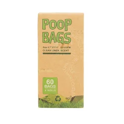 Hot selling 100% Degradable Biodegradable Cornstarch Compostable Plastic Garbage Bag Pet Dog Waste Poop Bag