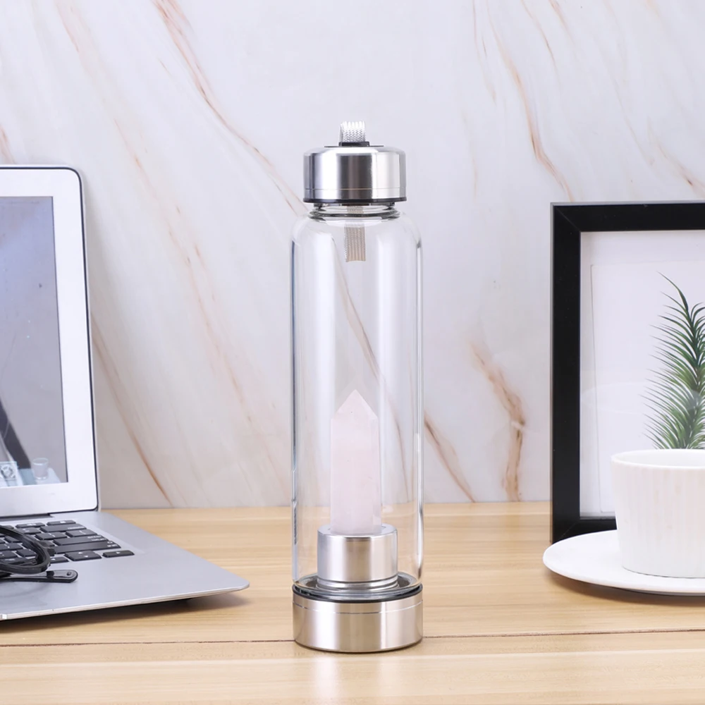 Спортивная бутылка для воды из нержавеющей стали под розовое золото с индивидуальным логотипом без бисфенола А