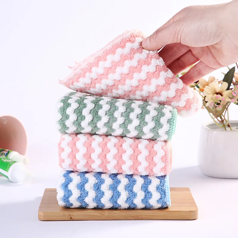 Premium Microfiber Cleaning Cloth Lint Free Micro Fiber Cleaning Dish Towels For House Kitchen Car Glass Window Microfiber Towel
