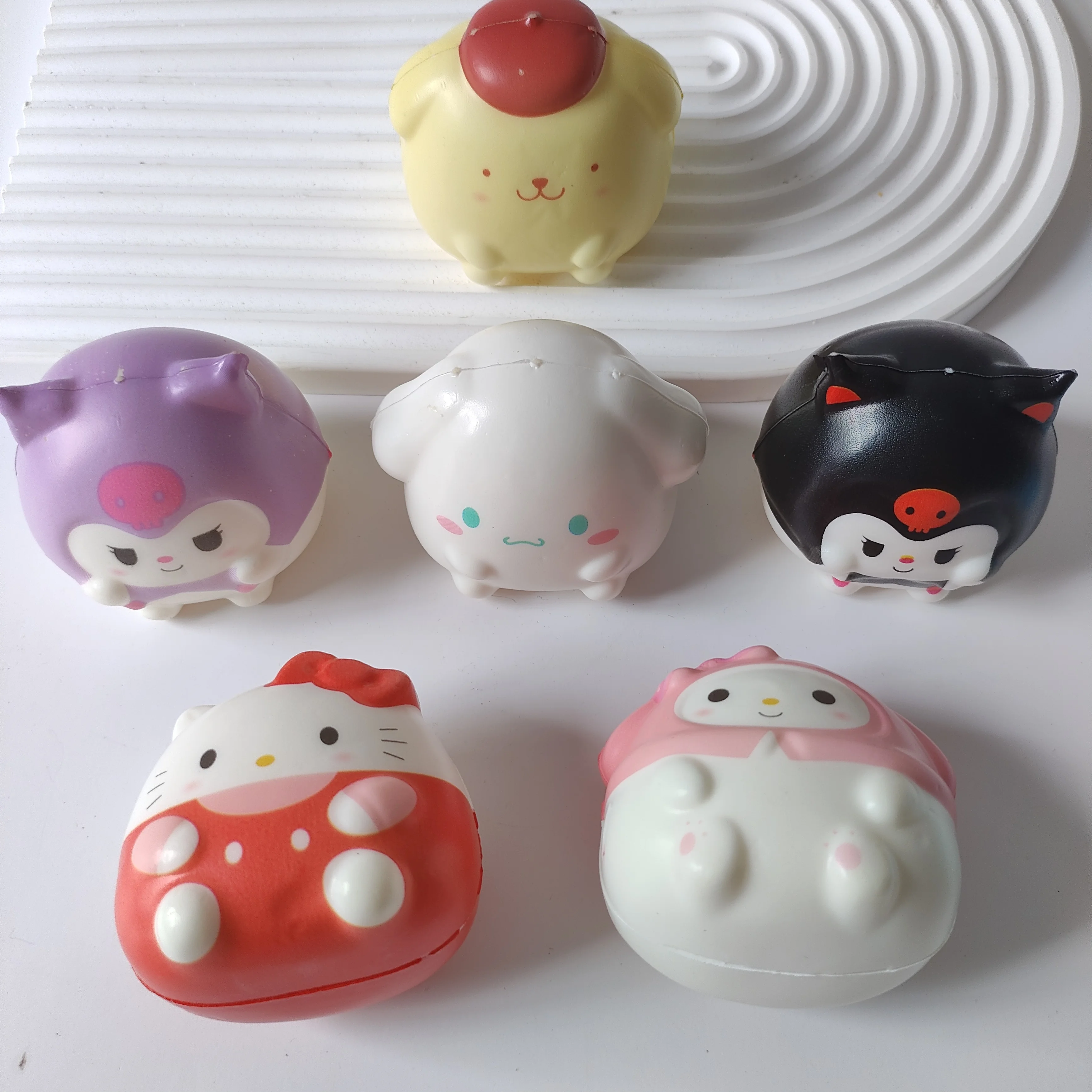 Wholesale Stress Relief Pu all kinds of small toys anime character dolls cartoon stress relief characters gifts for children
