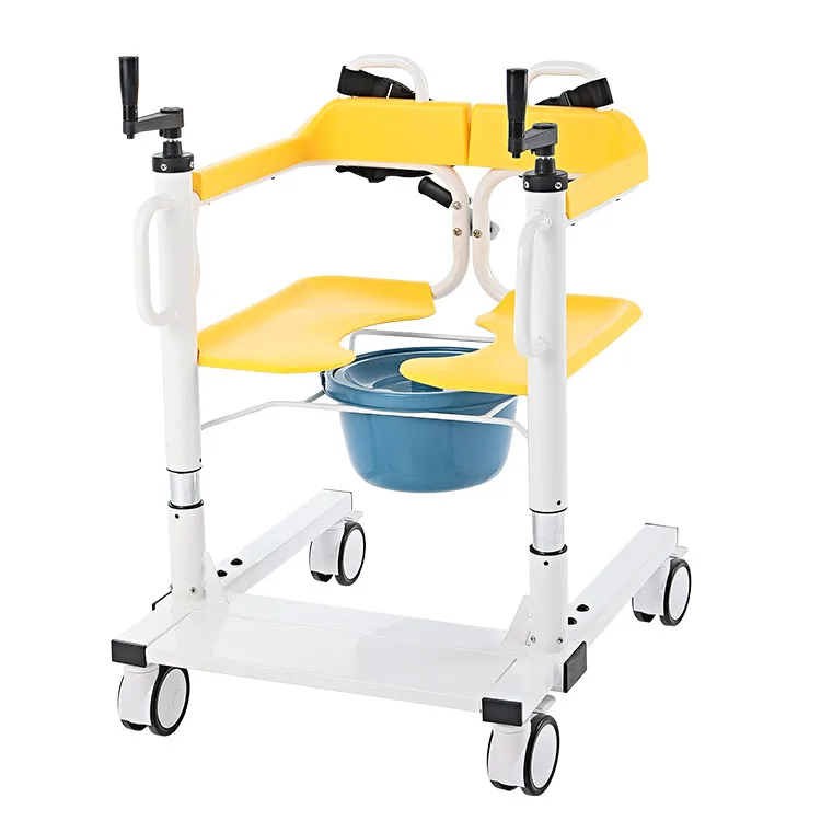 Home Care Handicap Elderly Patient Mover Disabled Transfer Lift Chair Commode Wheelchair From Bed to Car Seat