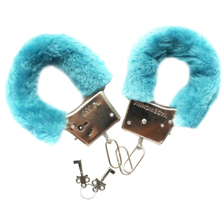 Black Sexy Soft Fluffy  Wrist Handcuff Sex Gift Toys Love Cuff High Quality Toy Cheap Handcuffs