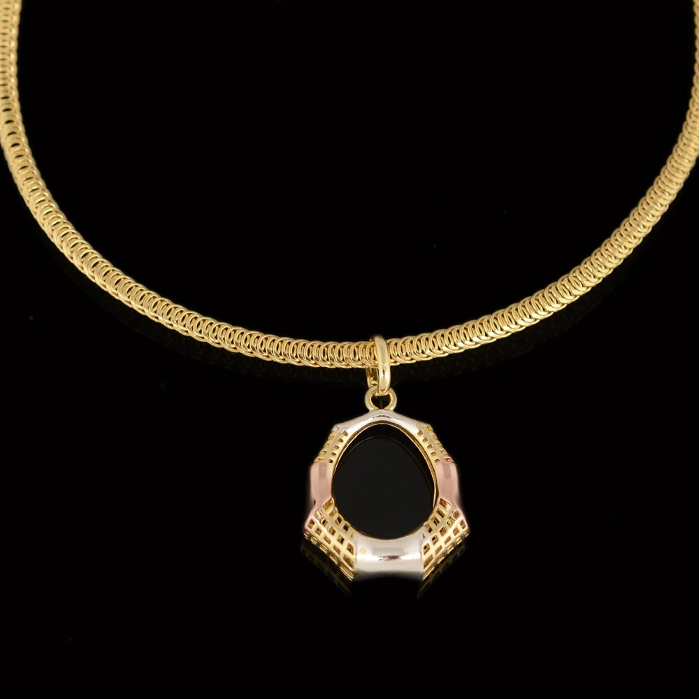 BPOYB No Fade Simple Fashion Dubai 24k Gold Plated Jewelry For Women African Bridal Wedding Gifts Party Necklace Earrings Sets