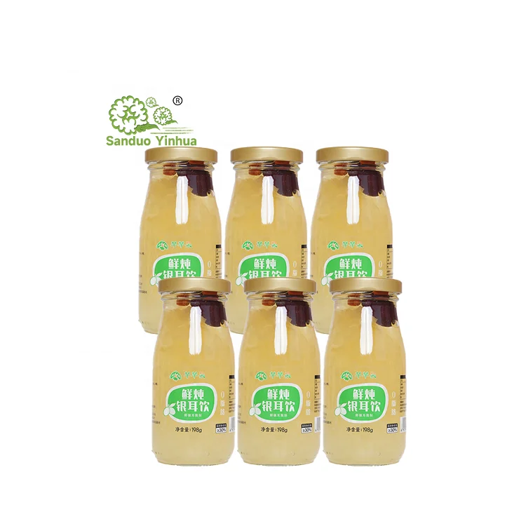 Похудение похудение свежего тушеного напитка мгновенный суп тремелла с красными финиками и ягодами Годжи халяльные продукты консервированные грибы тремеллы