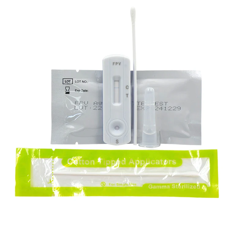 FPV Ag rapid test Kit Feline infectious peritonitis Feline panleukopenia antigen test cassette