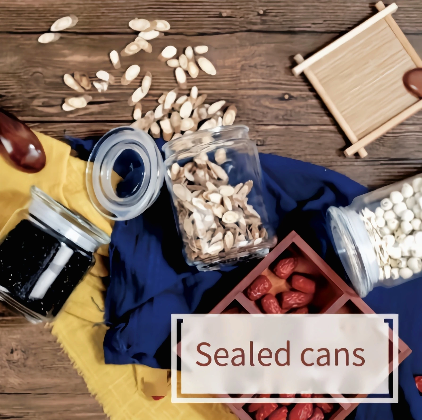 The suitable price of the bottle is set with moisture-proof glass jar, and the home installed grain storage tank is sealed with