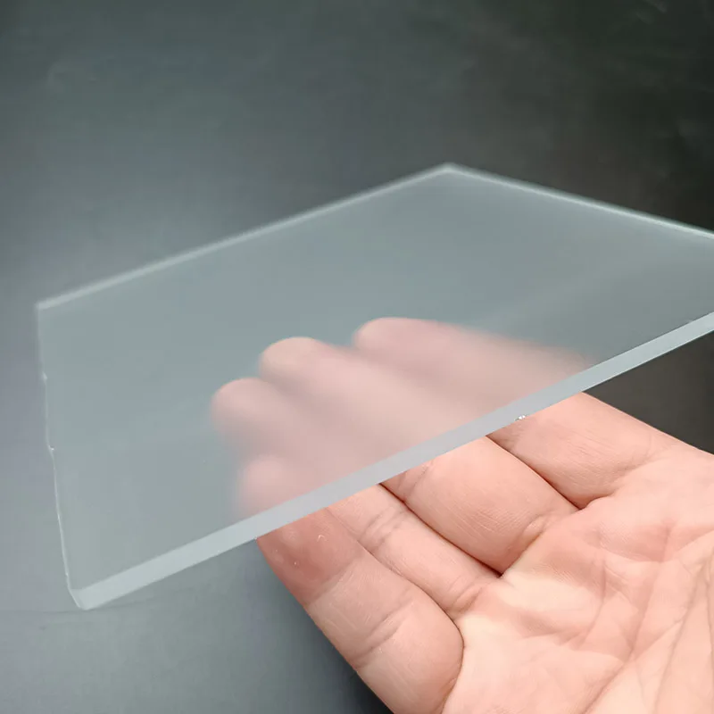 China manufacturer low iron tempered frosted glass acid etched glass ultra white clear frosted glass made in China