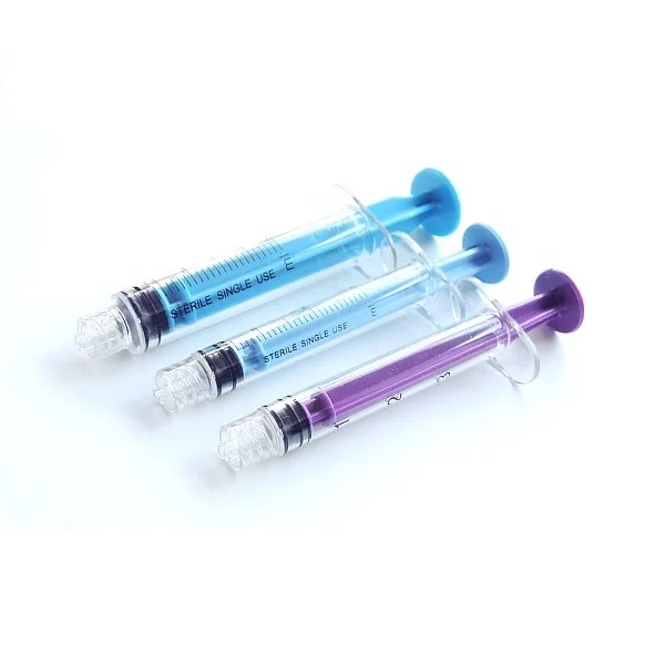 Colored Plunger Polycarbonate Syringe
