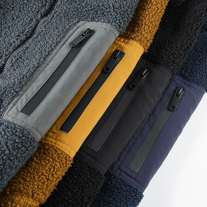 Fleece Wearproof Soft Windproof Vest for Warmth Mens outerwear