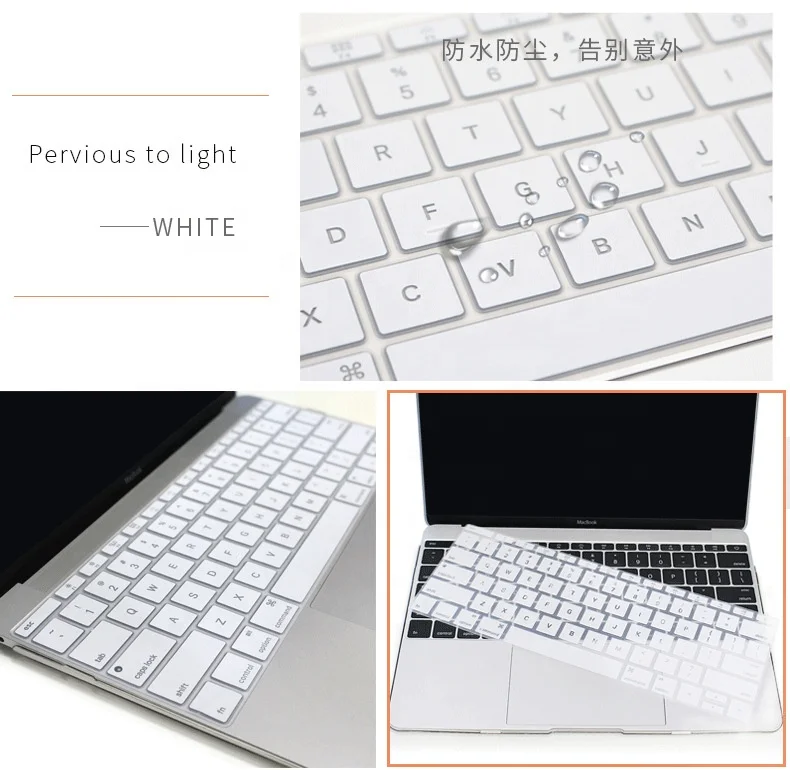  Многоязычная Силиконовая Защита клавиатуры для Macbook Pro 13 3 A1534/aбразильский/A1708 //