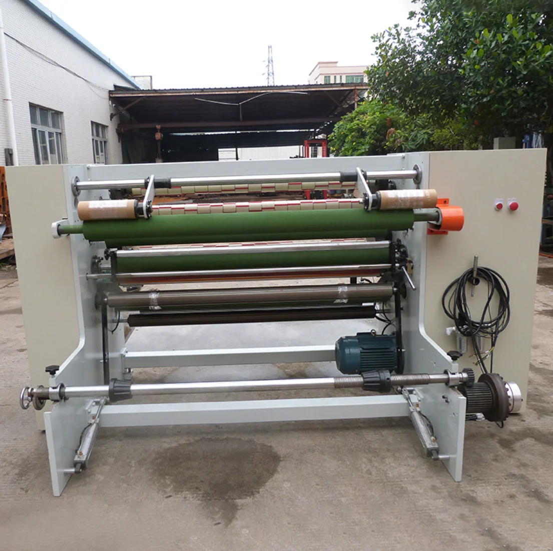 High Speed Bopp Adhesive Tape slitting machine measuring tape 3 meter