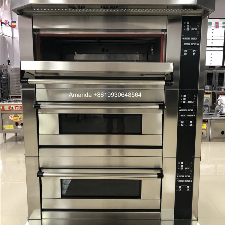 3deck commercial triple deck bakery oven gas,industrial bakery oven prices for cakes and bread