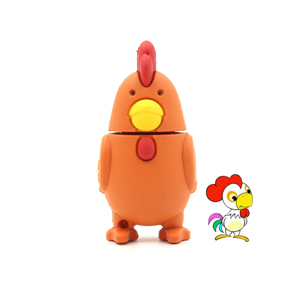 Cartoon Tiger Usb Flash Drive Disk Animal Dog Rabbit Horse Monkey Memory Stick Mouse Pendrive Pig Cattle Pen drive 8GB   Dragon