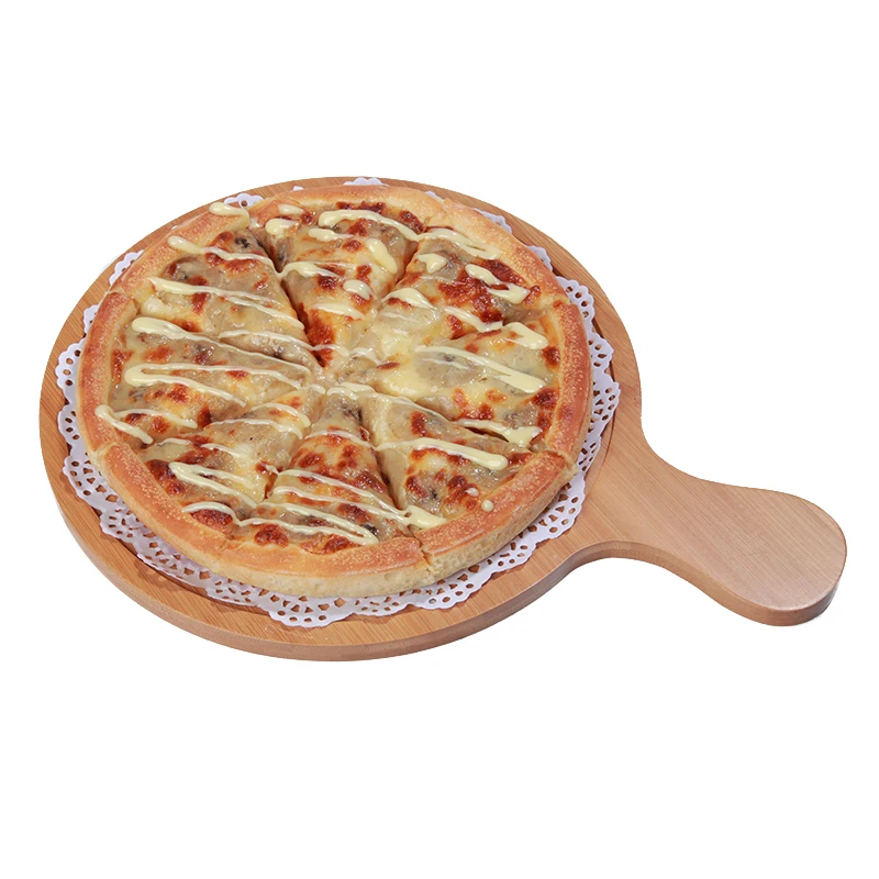 Wooden pizza board for home baking cheese fruit vegetable bread deli farmhouse wall decoration cut service board