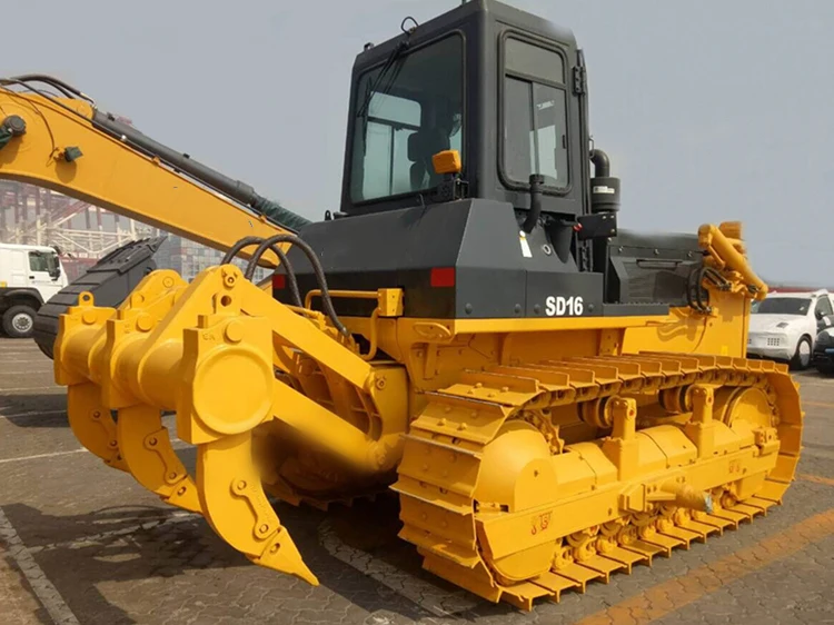 Earthmoving Machinery SD16 160HP  SHANTUI Crawler Bulldozer For Sale