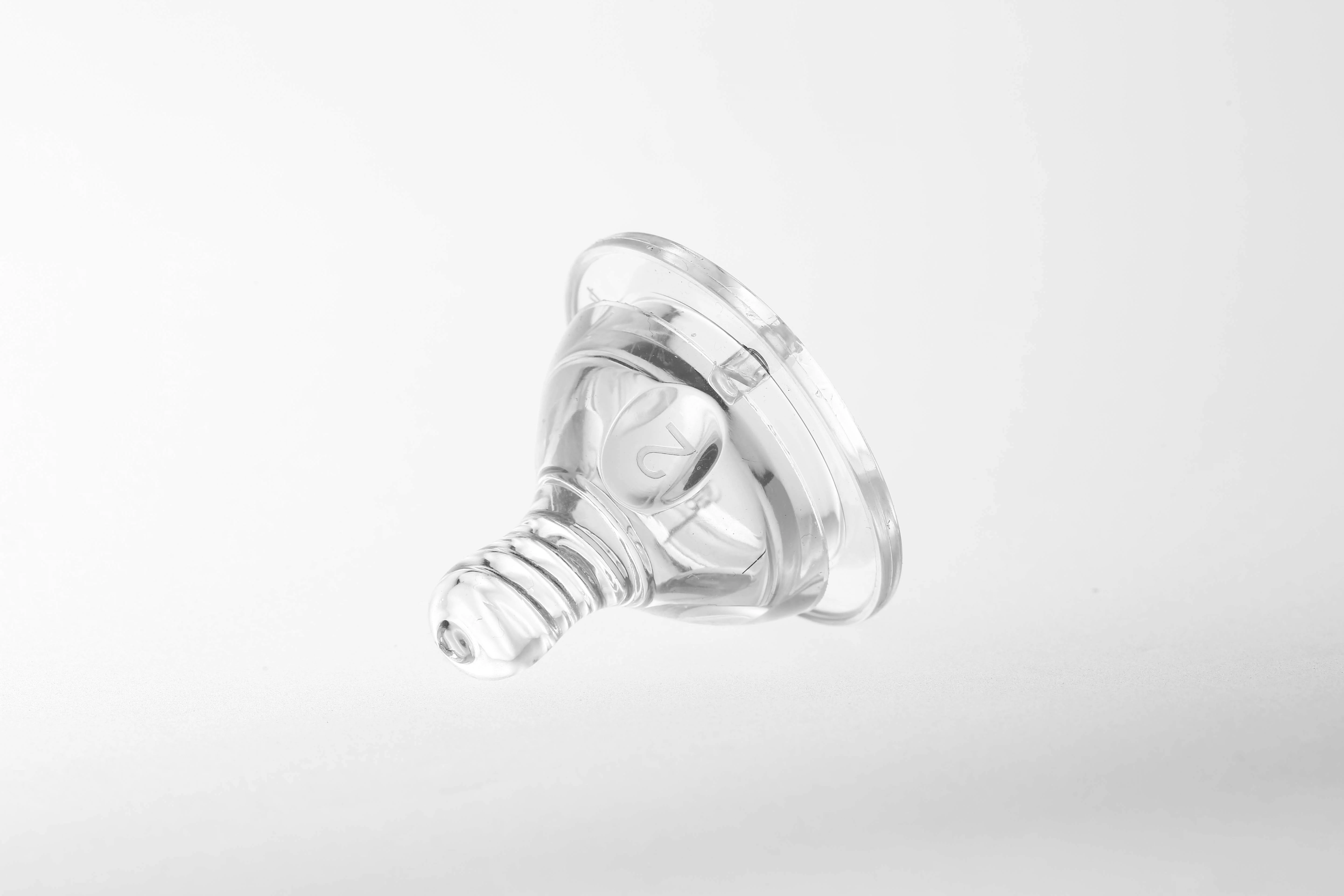 Factory Wholesale Wide-Caliber Latex BPA Free Liquid Silicone Bottle Teat Breast anti-colic Milk Feeding Bottle Nipple