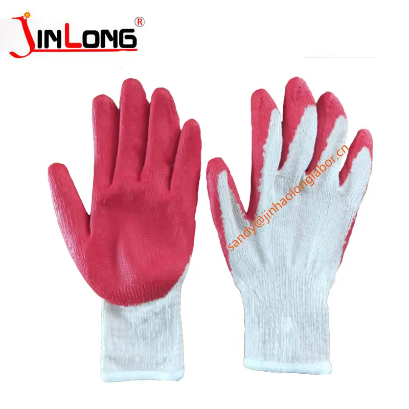 Rubber Coated Industrial Glove with Knitted Cotton