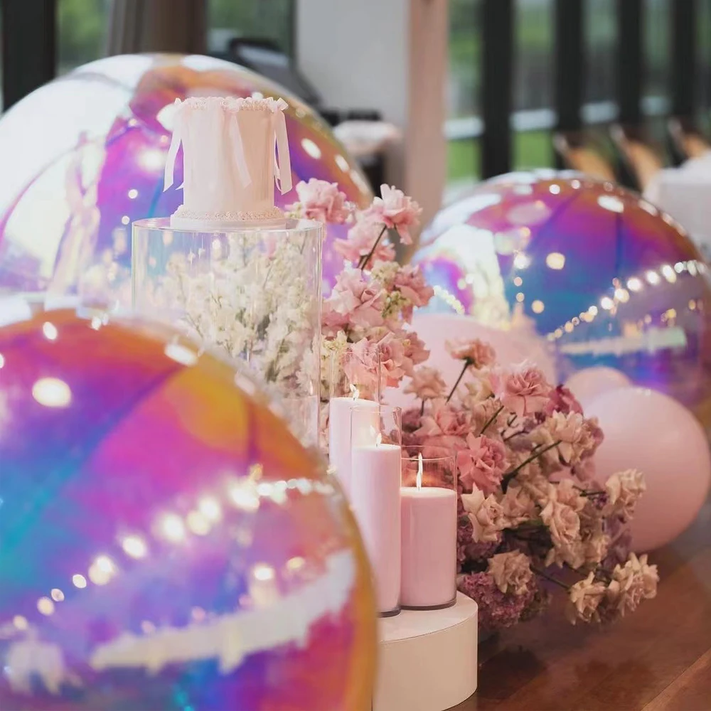 Набор Fiesta Novedades De Globos Para Fiestas декор для вечеринки по случаю Дня рождения ПВХ плавающая Сфера большие блестящие надувные шары