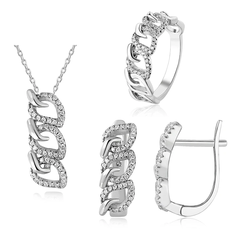 New Design 925 Sterling Silver Handmade jewelry set