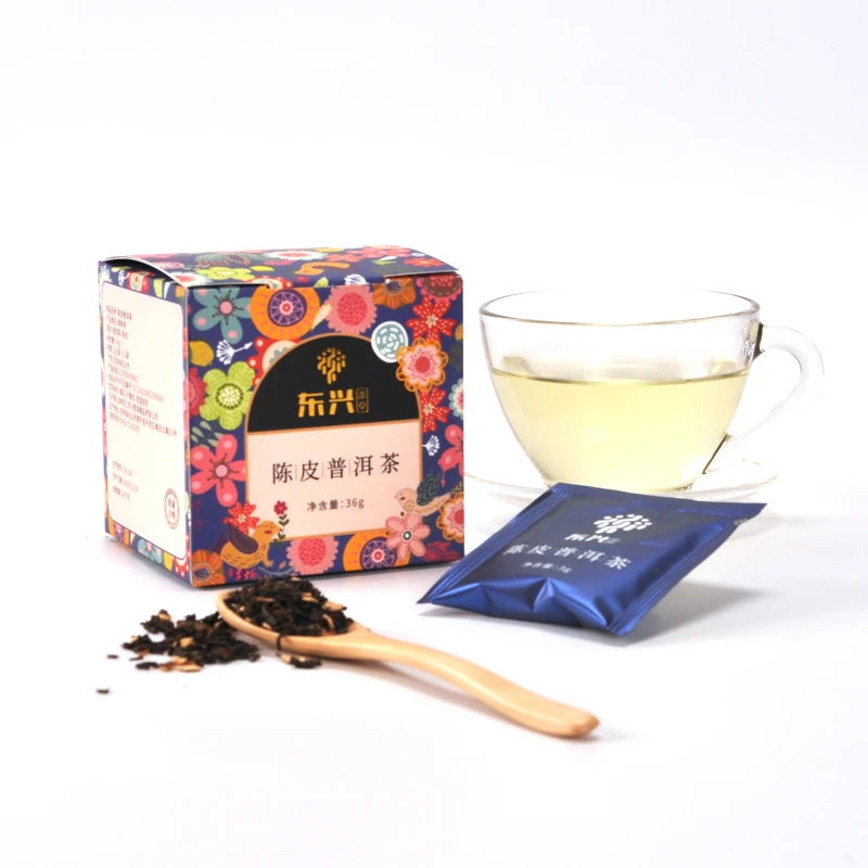 Органический премиум-чай Pu'erh с листьями для красоты фирменная торговая марка