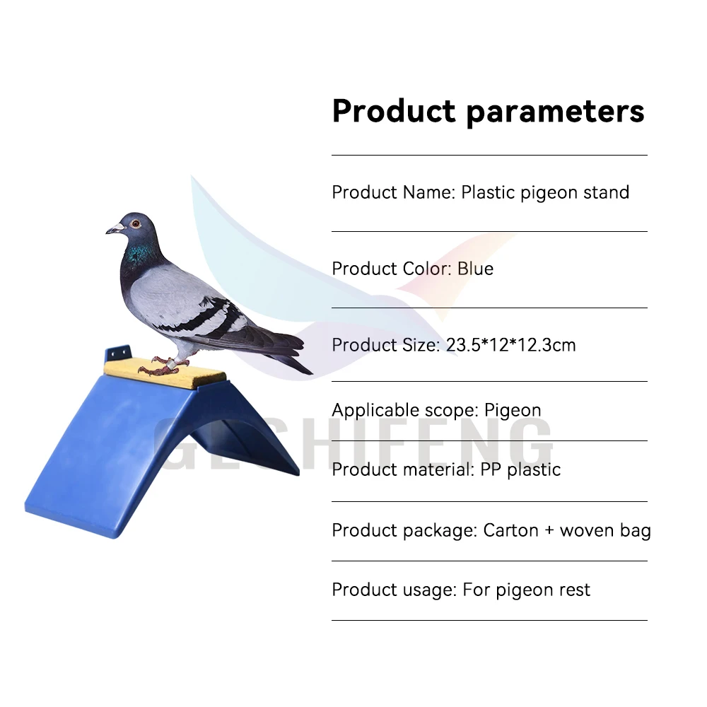 Factory Direct sell Plastic PSgeon Parrots Rest Stand Pigeon Bird Rest Perch