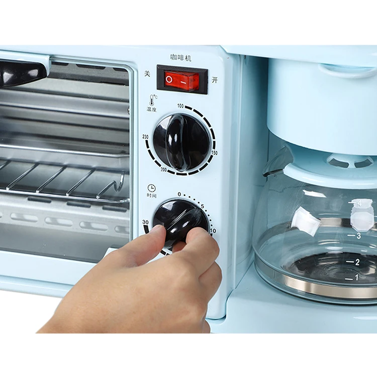 New Small Kitchen Appliance 3 in 1 Multi Function Breakfast Maker Machine for Home