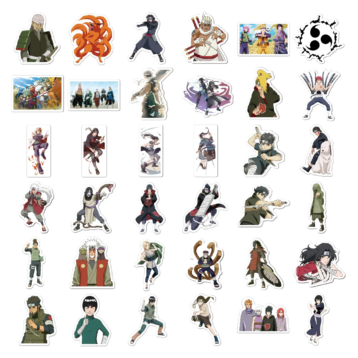 High quality famous Japanese anime character sticker waterproof eco-friendly sticker