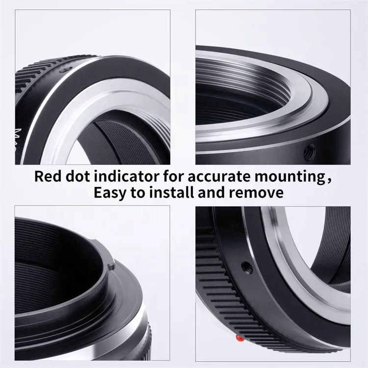 K&F Concept High Precision Lens Mount Adapter Compatible with M42 Lens to Leica L Camera Body