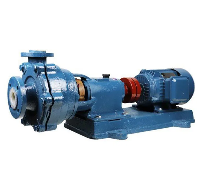 Corrosion-resistant wear-resistant horizontal single suction centrifugal chemical mortar pump