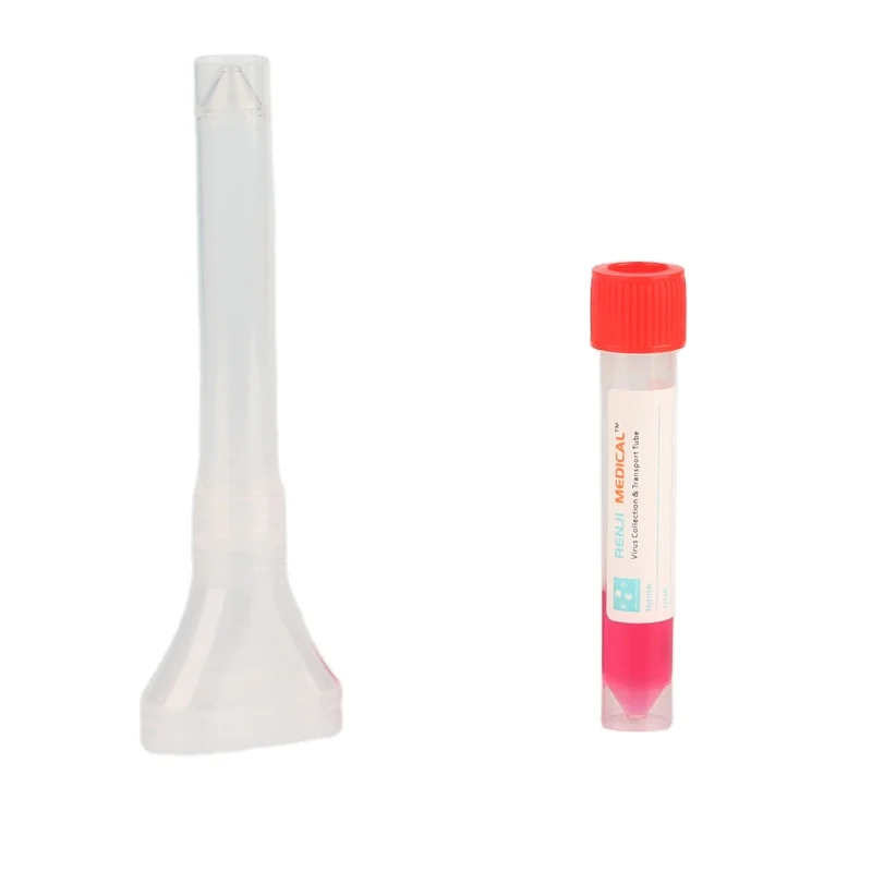 
Home-use design for DNA/RNA test Sterile Funnel&Tube Saliva Collection Kit 