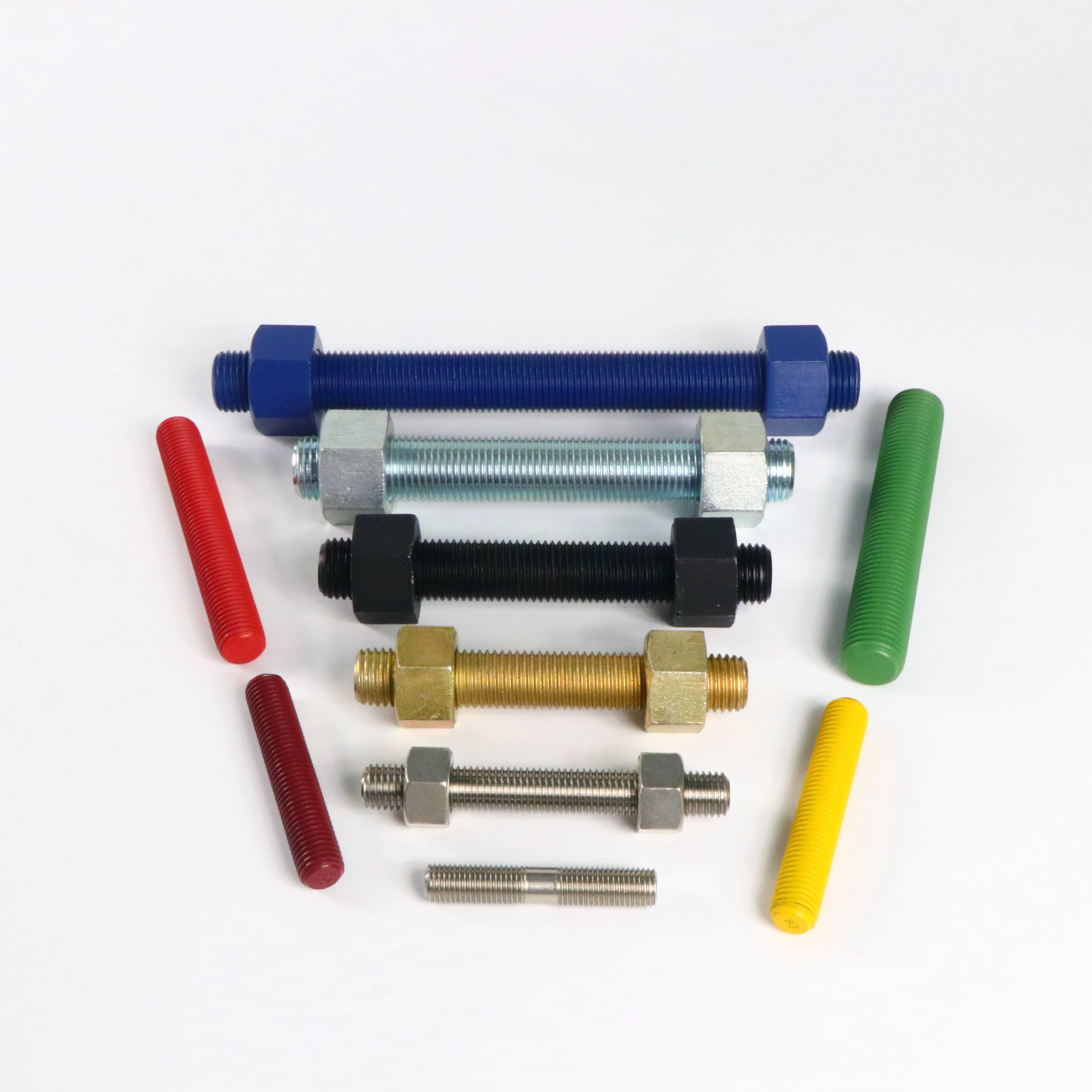 Stainless Steel 304/ 316 Hex Bolts and Nuts Zinc Plated Zinc Plated flange  bolt and carriage bolt