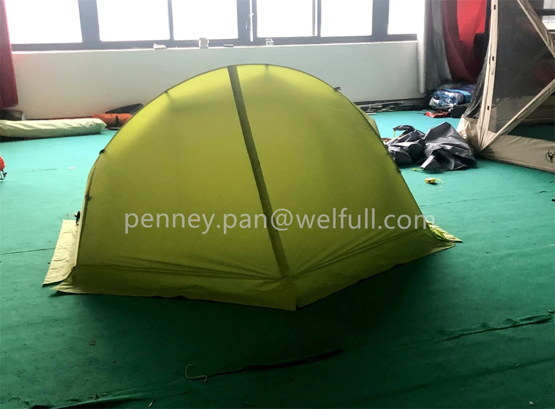 Outdoor Deluxe 20d Nylon Silica Gel Waterproof Double-layer Lightweight Cold Winter Camping Tent For Most Extreme Con conditions