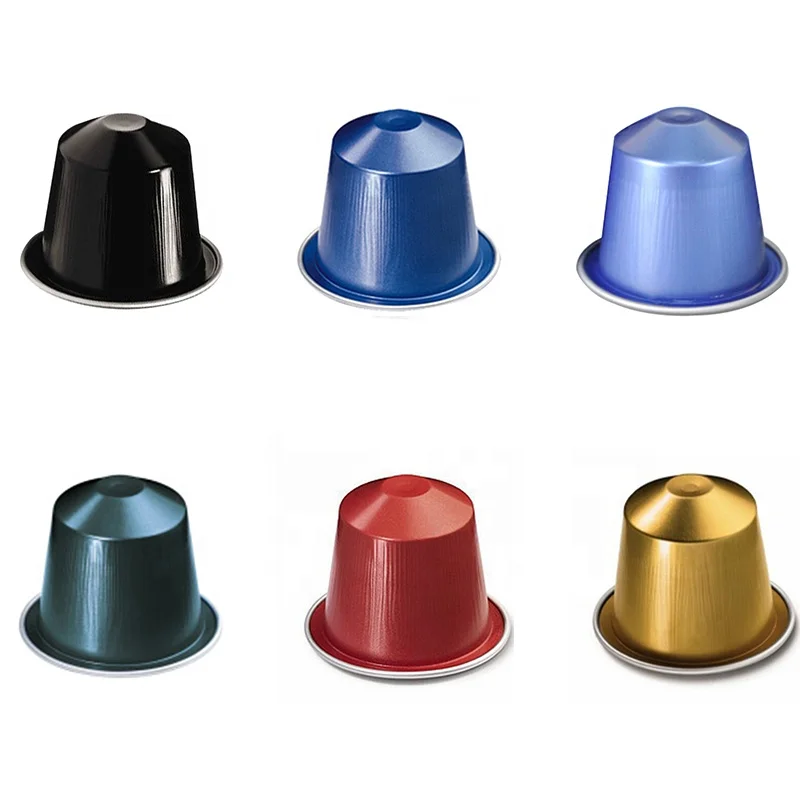 37mm Recyclable Nespresso Coffee Capsule Aluminum Foil Capsules with Heat Sealing Lids