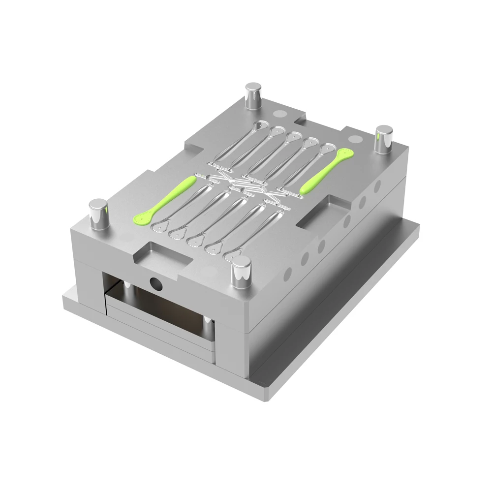Plastic Injection Tongue Cleaner Mould For Dental Tongue Scraper Cleaner Mold Plastic Injection Machine Toothbrush Mould
