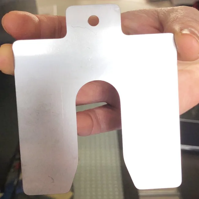 Laser cutting  304 stainless steel U slotted shims