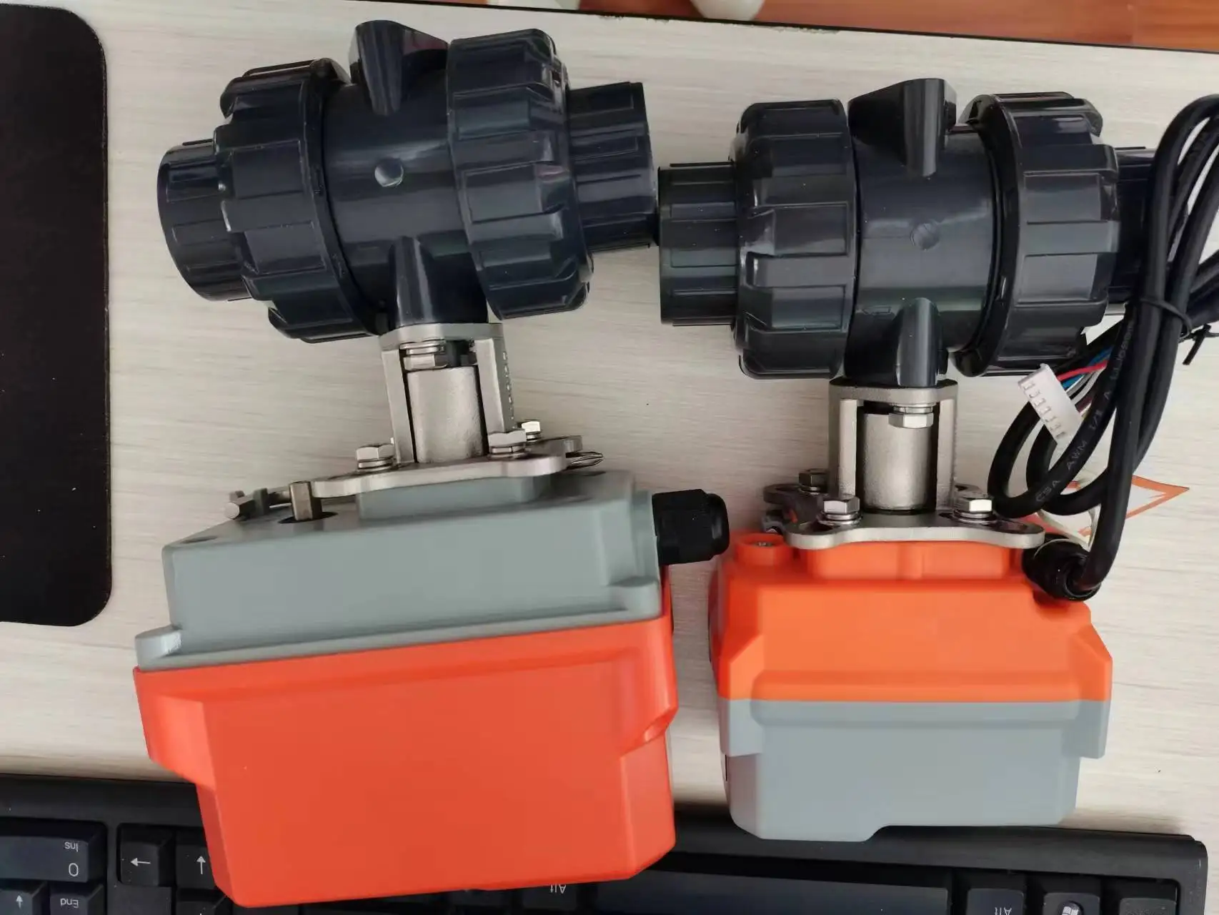 Motorized Electric Actuator China Control Automatic Water Treatment Motor Actuated Ball Valve