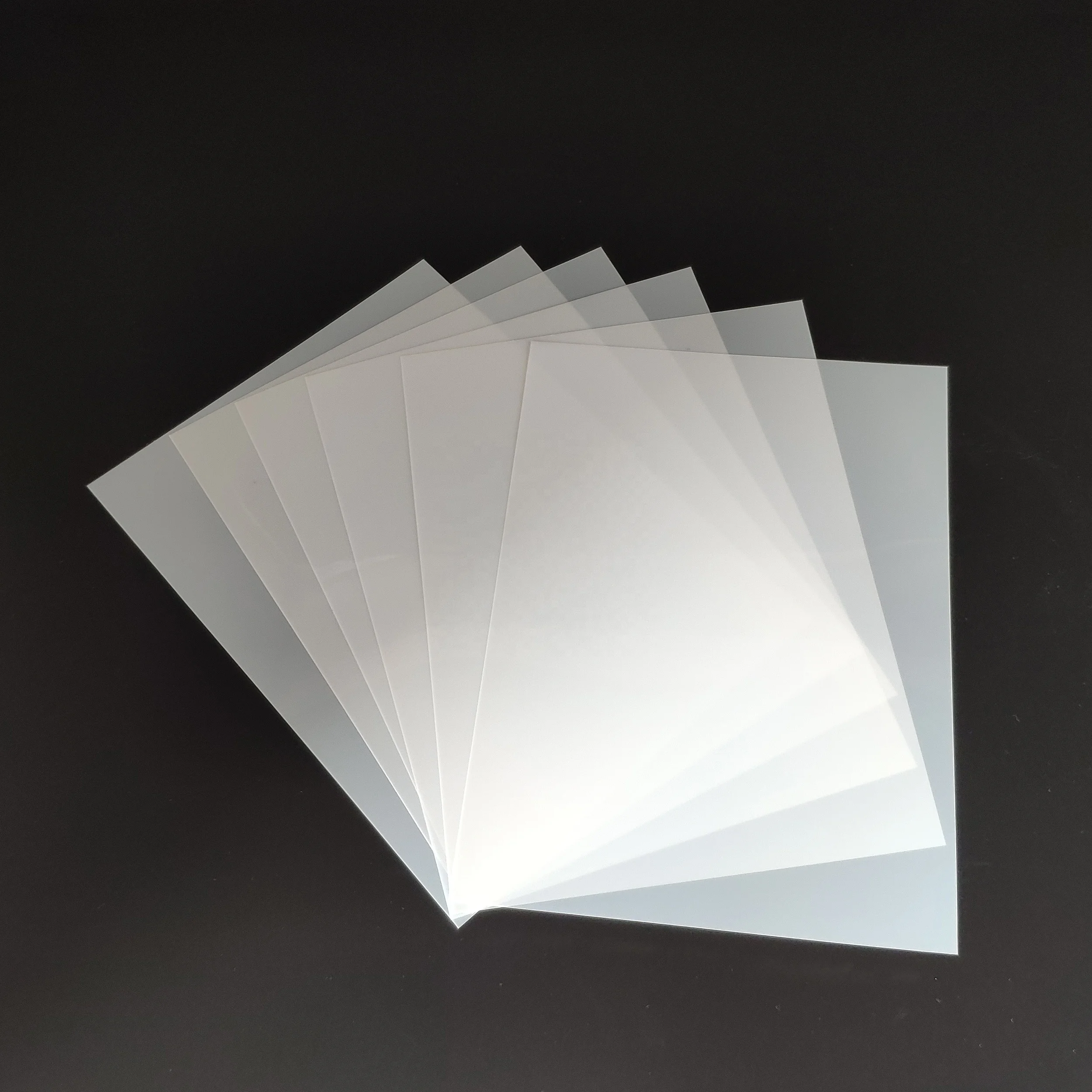 Translucent Milky White PET Mylar Material Film Sheet Film, 0.25 mm