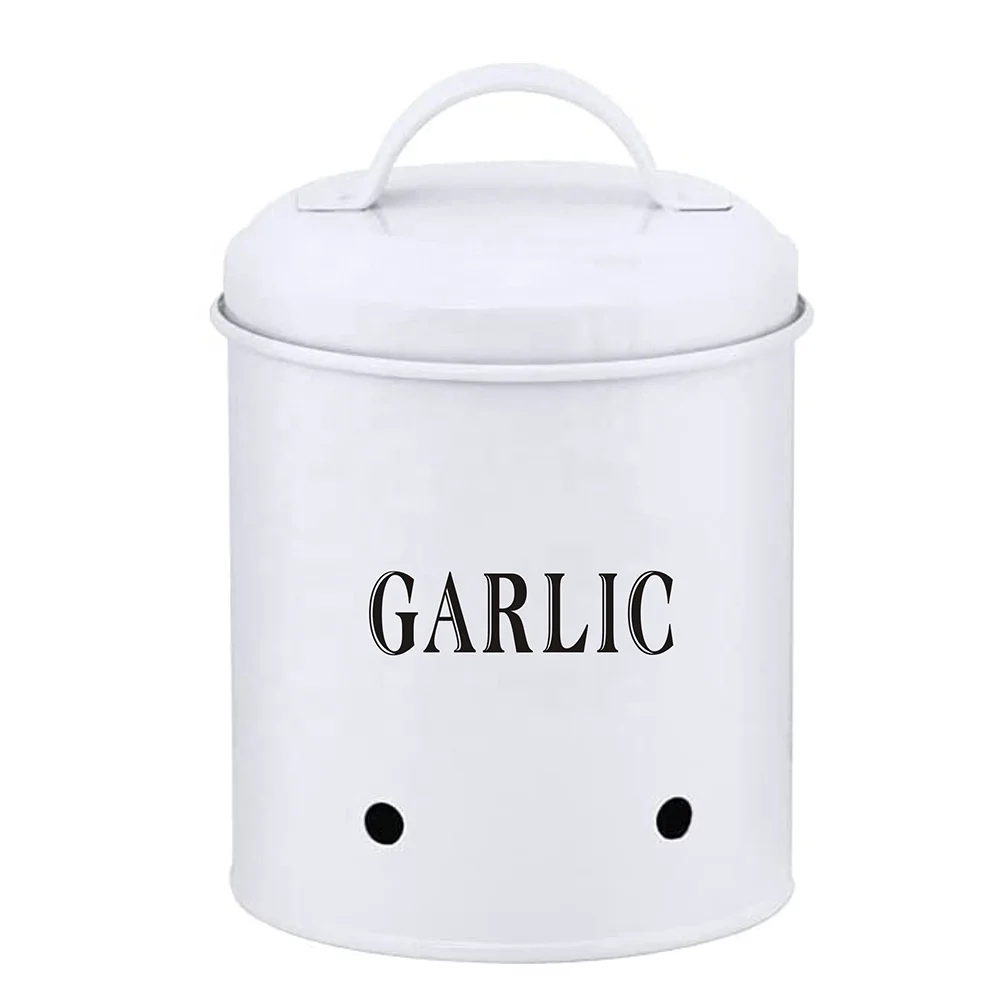 Potato Storage Tin Onion Garlic Containers Food Storage Container for Kitchen